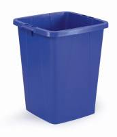 Durable Durabin affaldsspand kvadratisk 90 liter blå