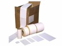 Thermoetiket uden tryk TOP 61,5x48mm hvid, 1000 stk