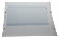 Edb-papir 2-banet med tryk blå 8,5x240mm 26019, 1000 stk