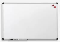 Naga whiteboard 150x120cm magnetisk med aluminiumsramme