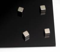 Naga ekstra stærke magneter cube 10x10x10mm stål, 4 stk