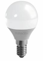 Duracell pære Mini 3,4W/25W LED E14 globe frosted, 3 stk