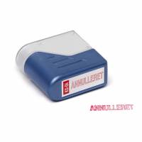 Deskmate stempel "Annulleret" med rød tekst