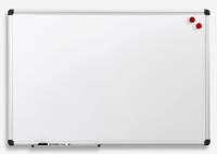 Naga whiteboard 90x120cm magnetisk med aluminiumsramme
