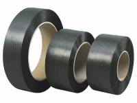 Strapbånd PP sort 12x0,63mm ø280mm 2100m 148kg træk