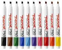 Penol marker 750 2-5mm, sæt med 10 farver