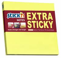 Stick'N notes Extra Sticky 76x76mm neon gul