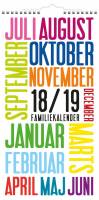 Mayland familie Skoleårskalender TrendArt 22x43cm 19808300