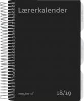 Mayland lærerkalender A5 fiberpap matsort 15x21cm uge 19813000