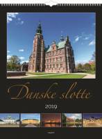 Mayland vægkalender med Danske slotte 29,5x39cm