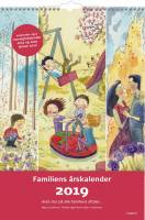 Mayland familiens årskalender 4 kolonner med illu. 24x35cm 19066220
