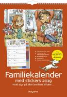 Mayland familiekalender 6 kolonner med stickers og illu. 29,7x42cm 19066250
