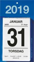 Mayland afrivningskalender med bagsidetekst 2019