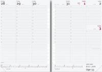 Mayland ugekalender System A5 2019 REFILL