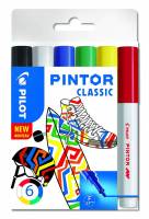 Pilot Pintor marker fine Classic, sæt med 6 stk