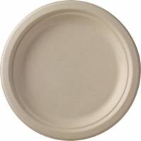 NatureWorks miljøvenlig tallerken bagasse 22cm brun