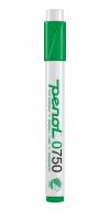 Penol marker 0750 2-5mm skrå spids permanent grøn