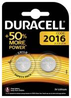 Duracell Electronics Batteri litium 2016 knapcelle 3V, 2 stk