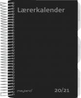 Mayland Lærerkalender fiberpap sort A5 uge højformat 8130 00