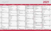 Mayland Kontorkalender m/flagdage 39x24cm 21 0550 00