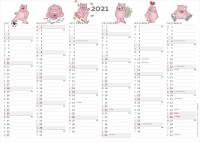 Mayland Kontorkalender A4 Humor grise 30x21cm 21 0595 00