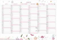 Mayland Vægkalender A3 Annies 30x42cm 21 0632 00