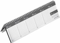 Mayland Dag-/uge bordkalender PP grå 30x9cm u/stativ 21 1300 00