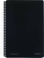 Mayland Spiralkalender sort PP 12x17cm 1 dag/side 21 2100 00