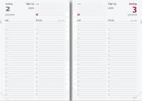 Mayland Dagkalender System A5 refill 15x21cm job/privat 21 3051 00