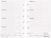 Mayland Ugekalender System mini 8x13cm tværformat 21 3551 00