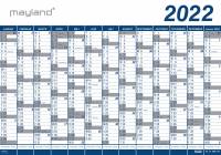 Mayland Kæmpekalender 13mdr vinyl 100x70cm 22 0650 00 (2022)