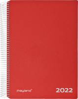 Mayland Timekalender m/spiral rød 17x23,5cm 22 2180 10 (2022)