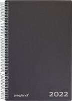 Mayland Aftalekalender A4 2022 sort 21x30cm 1dag/side 22 2200 00