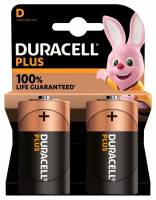 Duracell Plus Power D batteri alkaline, pakke med 2 stk