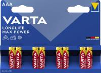 Varta Longlife Max Power AAA batteri, pakke med 8 stk