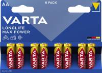 Varta Longlife Max Power AA batteri, pakke med 8 stk