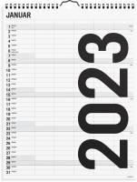 Mayland 23 0665 50 Familiekalender Black & White 5 kolonner