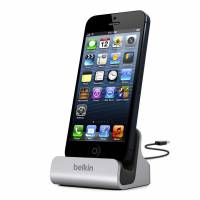 Belkin iPhone docking oplader 5/5c/5s/6/6s silver