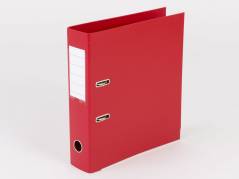 Q-line brevordner med metalskinne A4 75mm rød