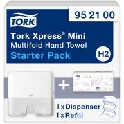 Tork 952100 Xpress Mini multifold håndklædeark starterpack hvid
