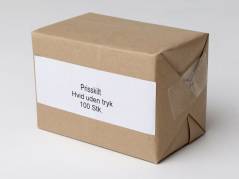 Prisskilte 105x74mm 340g hvid, 100 stk