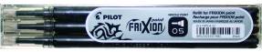 Pilot Frixion Clicker 0,5 refill sort, 3 stk