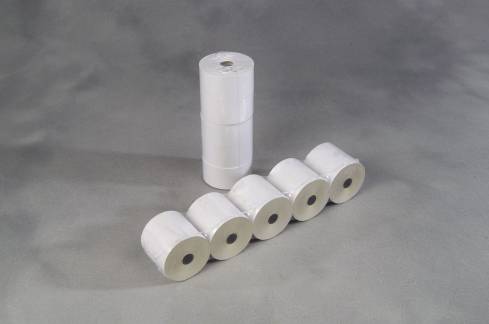 Kuponrulle dankort 2-lags 76x70x12mm 25m side limet