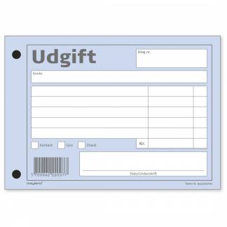 Mayland udgiftbilag 100x148mm blå