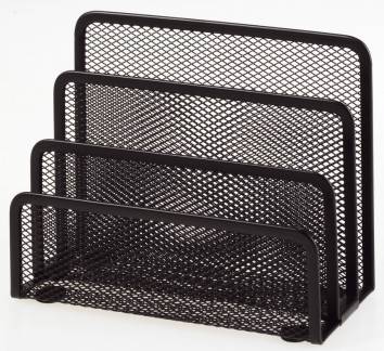 Office Depot brevholder metal med 3 rum til breve sort
