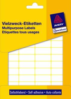 Avery etiketter 38x24mm 3325 hvid