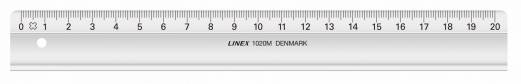 Linex 1020 lineal plast 20cm