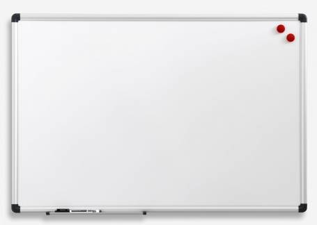Naga whiteboards 45x60cm magnetisk med aluminiumsramme
