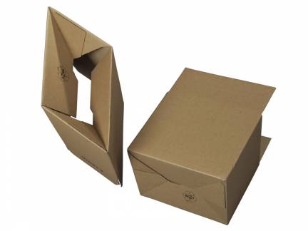 Master'In bølgepapkasse 7 liter 3mm 310x230x100mm med automatbund (A4)