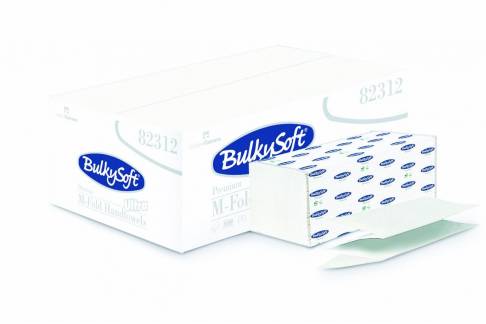 Bulky Soft papirhåndklæde 2-lags 32cm 3125ark pr karton hvid